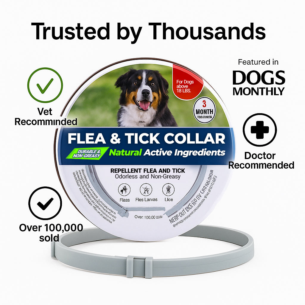 NovaGuard™ - Natural Flea and Tick Collar for Dogs